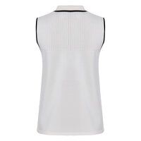 Valiente Strick ohne Arm Polo weiß