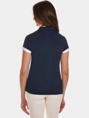 Valiente Funktions Halbarm Polo navy