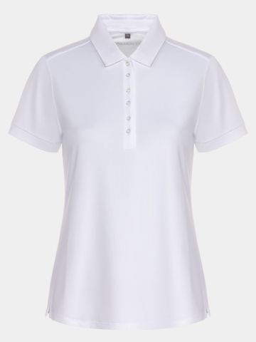 Valiente Funktions Halbarm Polo weiß