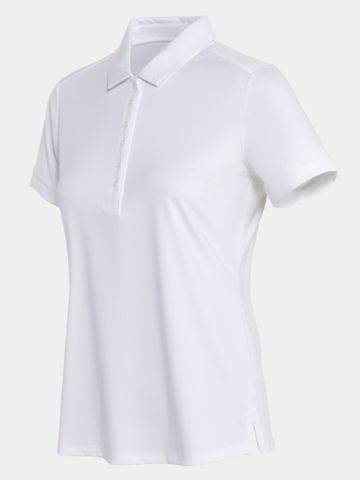 Valiente  Funkční polo s krátkým rukávem  bílá