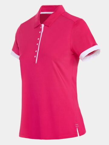 Valiente  Funkční polo s krátkým rukávem  růžová