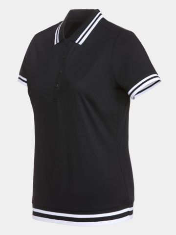 Valiente Halbarm Polo mit Buendchen schwarz