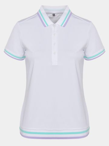 Valiente Halbarm Polo mit Buendchen weiß