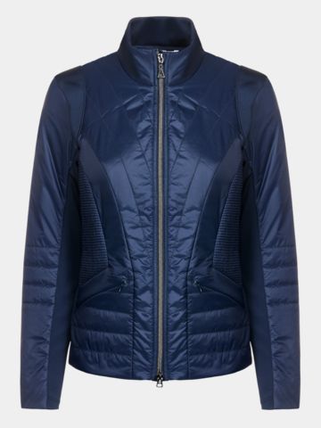 Valiente Hybrid Stretch Stepp Jacke navy