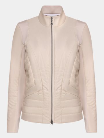 Valiente Hybrid Stretch Stepp Jacke sand