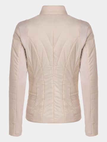 Valiente Hybrid Stretch Stepp Jacke sand