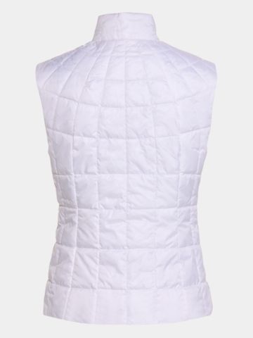 Valiente quilted thermal vest white