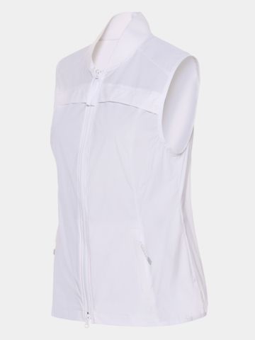 Valiente Ultra Light Windstopp Weste weiß