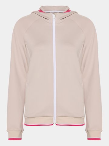 Valiente Hoodie Power Stretch Jacke sand