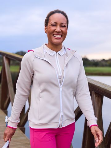 Valiente  Hoodie Power Stretch Jacket sand