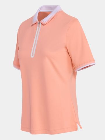 Valiente  Funkční polo s krátkým rukávem  korál