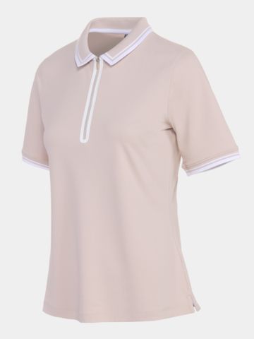 Valiente  Funkční polo s krátkým rukávem  písek