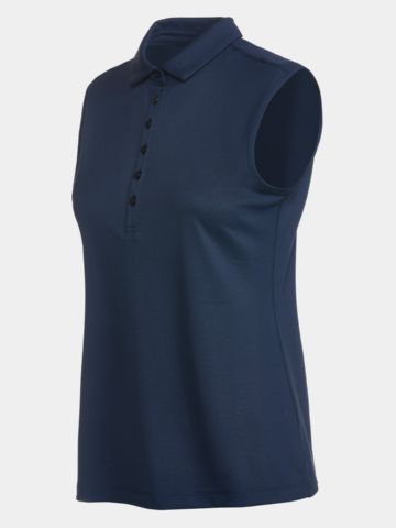 Valiente Funktions Pique ohne Arm Polo navy