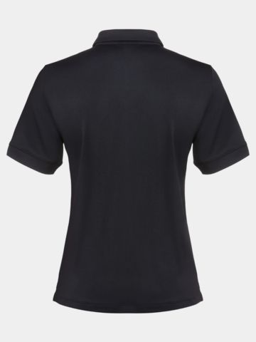 Valiente Funktions Pique Halbarm Polo schwarz