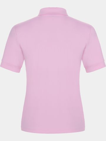 Valiente Funktions Pique Halbarm Polo rosa