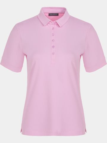 Valiente Funktions Pique Halbarm Polo rosa