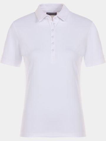 Funkční polokošile Valiente pique s polovičním rukávem bílá