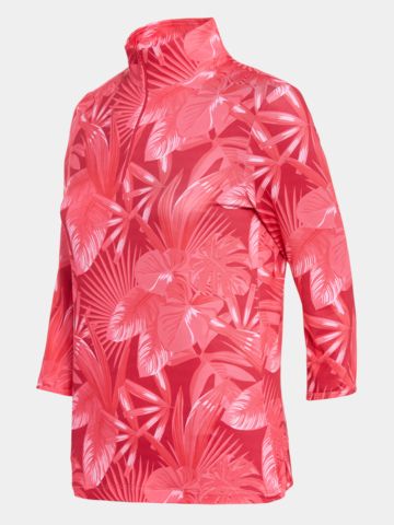 Valiente  Polokošile s 3/4 rukávy s potiskem fuchsie