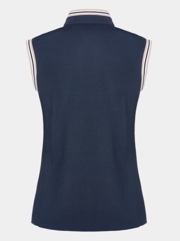 Valiente V-neck ohne Arm Polo navy