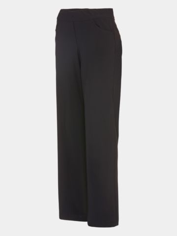 Valiente  LILIA Dlouhé kalhoty Carvico Revolutional Zenit se širokými nohavicemi černá