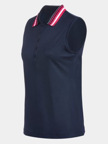 Valiente Nylonová polokošile bez rukávů námořnictvo