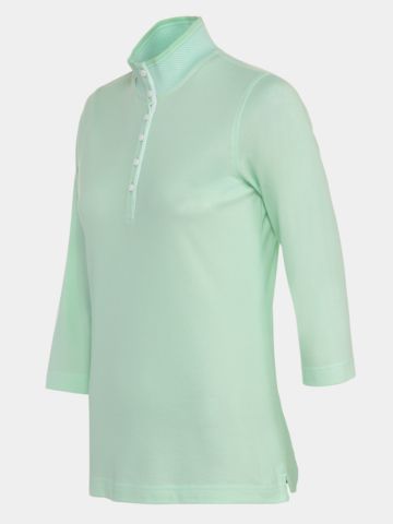 Valiente  Dvoubarevná polokošile s 3/4 rukávy světle zelená