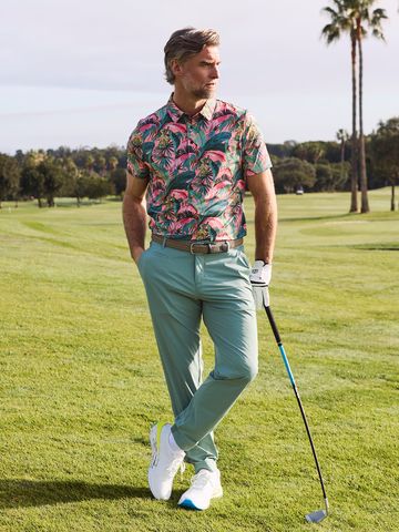 Daniel Springs  WARREN Funktions Stretch Jogpants  lang Hose grün