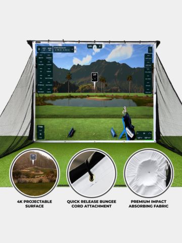 Sim Space Impact Screen für Deluxe Home Driving Net 2.95 x 2.5 m Sonstige