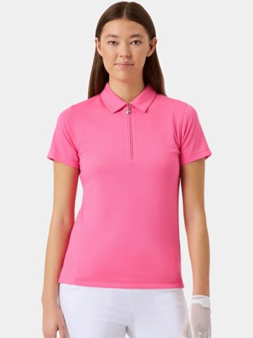 Daily Sports PEORIA half-sleeve polo pink