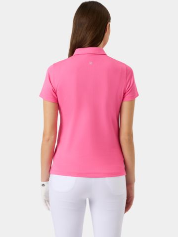 Daily Sports PEORIA half-sleeve polo pink