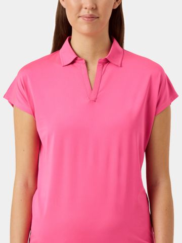 Daily Sports BELLA Birdie Cap/S half-sleeve polo pink