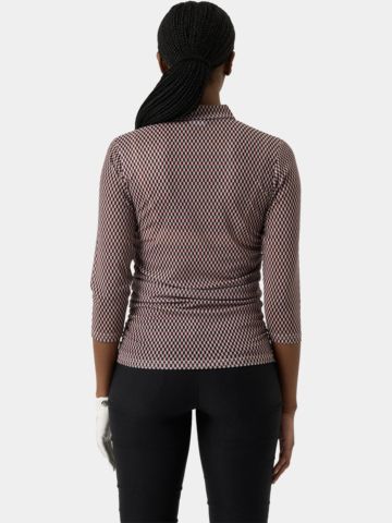 Daily Sports BREEZE Mesh 3/4 sleeve polo navy