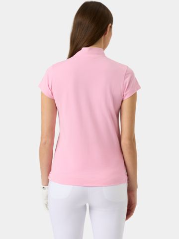 Daily Sports KIM Cap/S half-sleeve polo pink