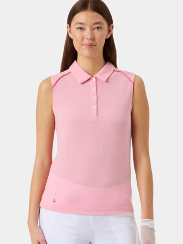 Daily Sports FANCY ohne Arm Polo rosa