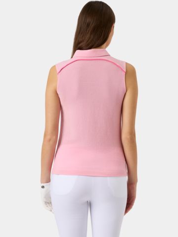 Daily Sports FANCY sleeveless polo pink
