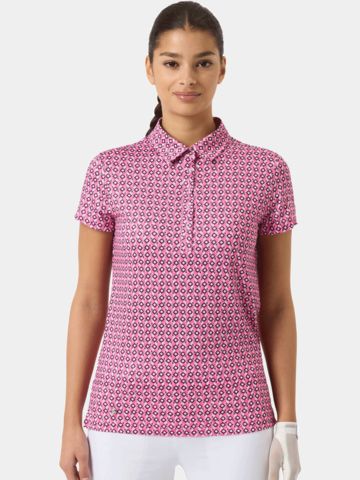 Daily Sports SHEERMOTION Cap/S Halbarm Polo pink