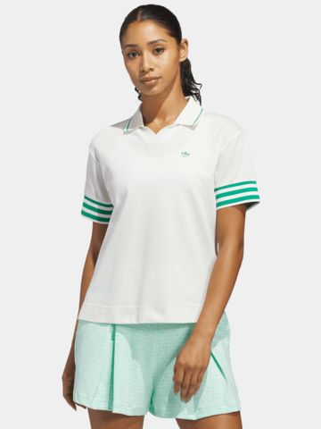 MR 3Stripe Sld Halbarm Polo weiß