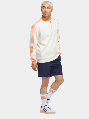 adidas Golf Originals F 3 Str 1/4 Zip Stretch Midlayer weiß