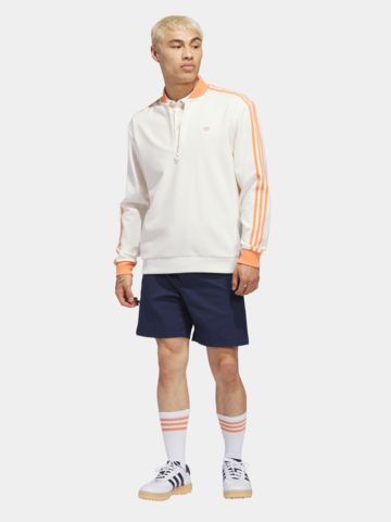 adidas Golf Originals F 3 Str 1/4 Zip Stretch Midlayer weiß