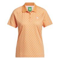 adidas Golf Originals S Nov AOP Halbarm Polo orange