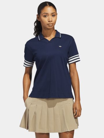 MR 3Stripe Sld Halbarm Polo navy