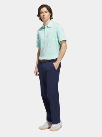 adidas Golf Originals S Pocket Halbarm Polo türkis