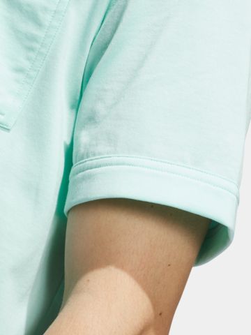 adidas Golf Originals S Pocket Halbarm Polo türkis