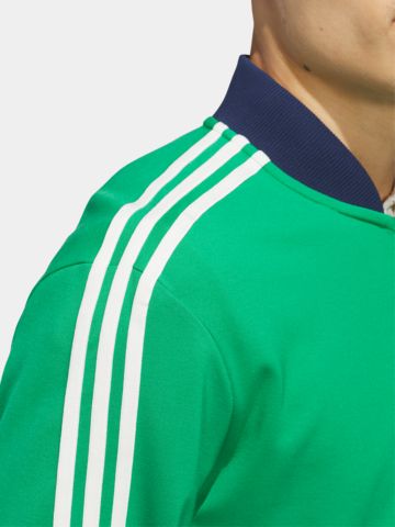 adidas Golf Originals F 3 Str 1/4 Zip Stretch Midlayer grün