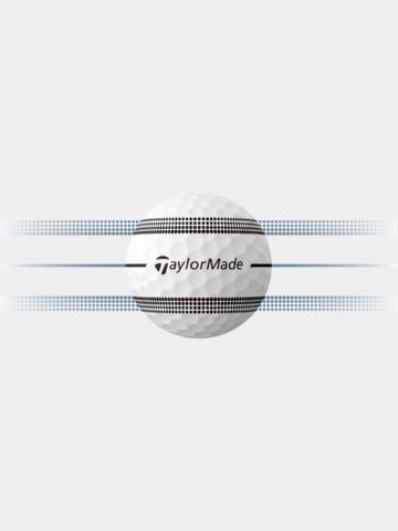 TaylorMade TP5 Stripe Golfbälle weiß