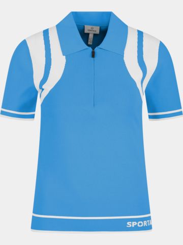 Sportalm Strick Polo hellblau
