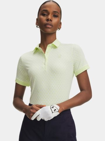 Under Armour Drive Printed Halbarm Polo lime