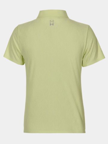 Under Armour Halo Bonded Jacquard Halbarm Polo lime