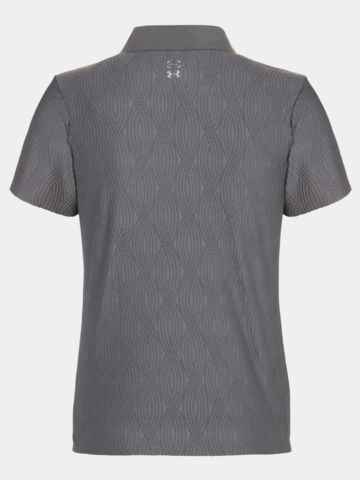 Under Armour Halo Bonded Jacquard Halbarm Polo taupe