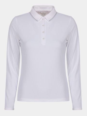 Under Armour Drive Chill Langarm Polo weiß